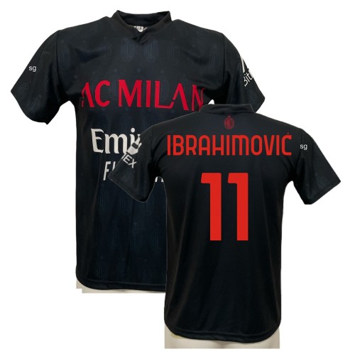 Maglia Roma personalizzata maglietta da calcio nera terza completo adulto baby 