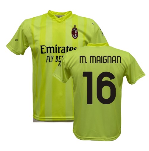 Maglia Milan MAIGNAN 16 Replica Ufficiale 2021-2022 Maglietta Nuova 