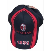 Cappellino Milan ufficiale  nero e rosso