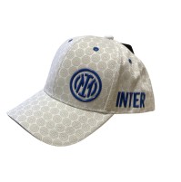 Cappellino Inter ufficiale home bianco con mini loghi new
